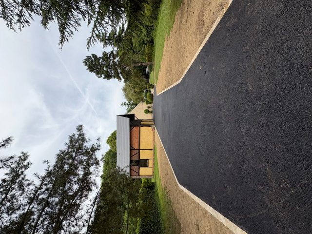 Enrobé contour pavé 